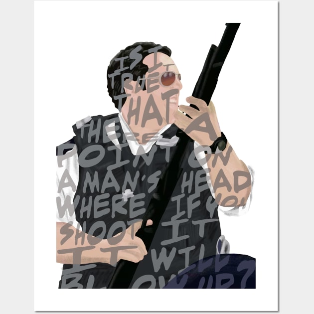 Daniel Butterman, Hot Fuzz Wall Art by Skahfee